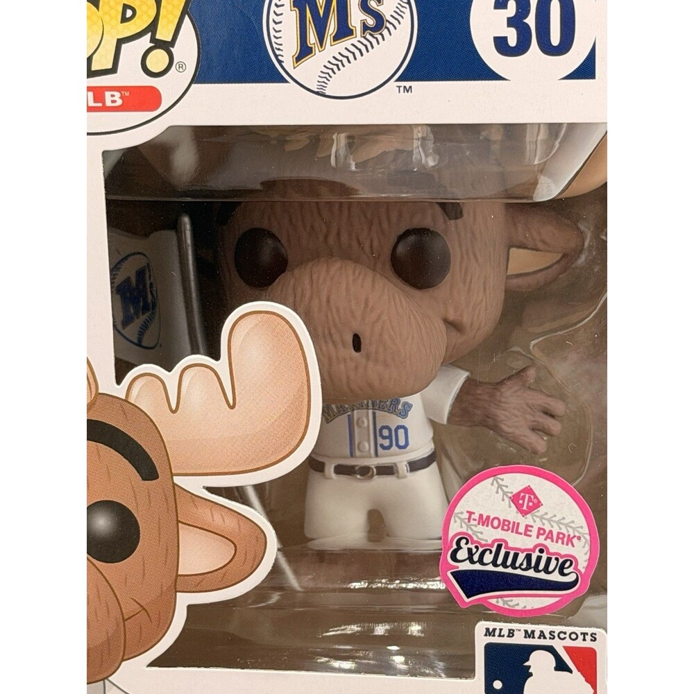 Funko Pop MLB Mariner Moose #30 White Uniform T-Mobile Park Exclusive Mariners - Picture 6 of 7